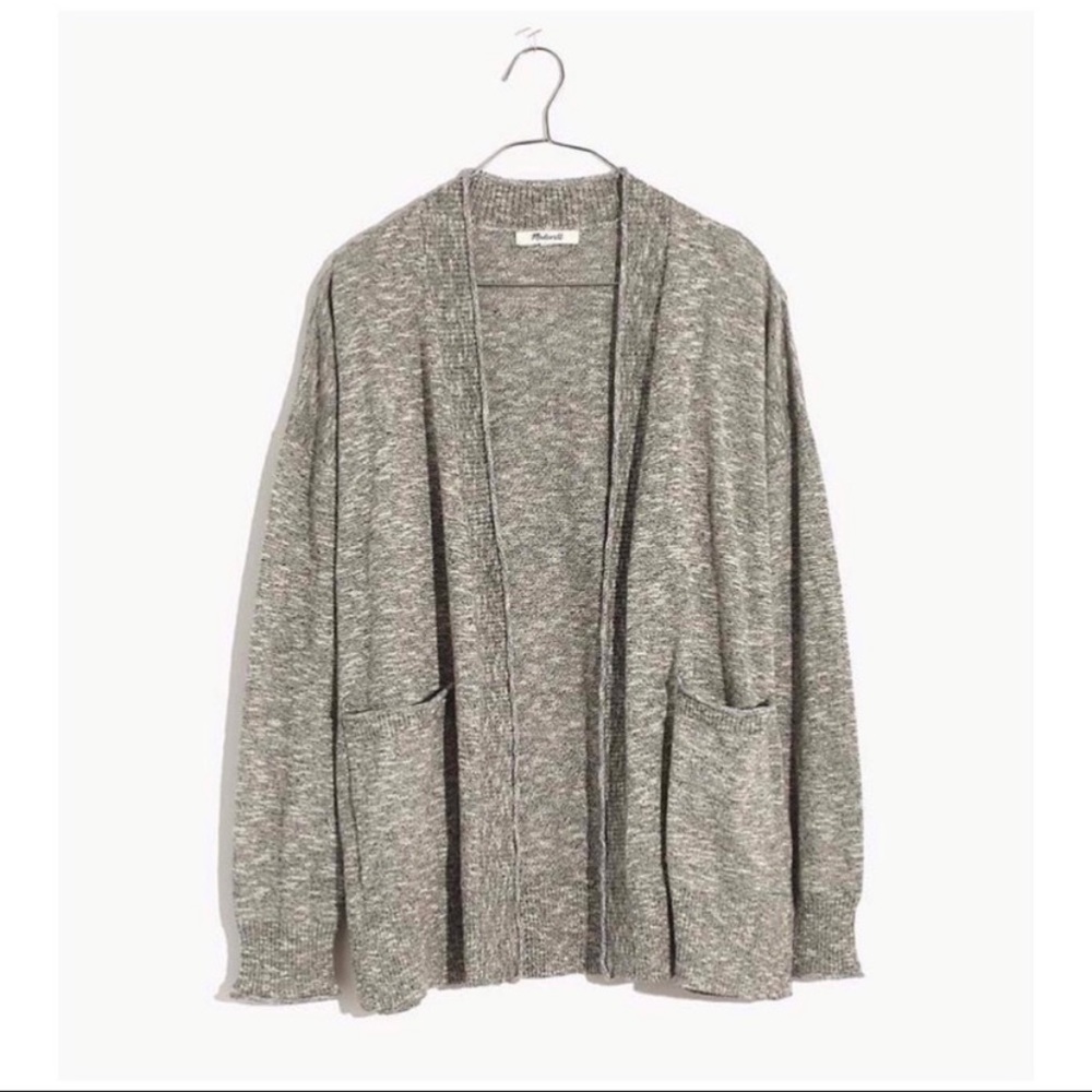 MADEWELL Marled Bradley Cardigan Sweater